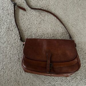 Brown Leather satchel Bag